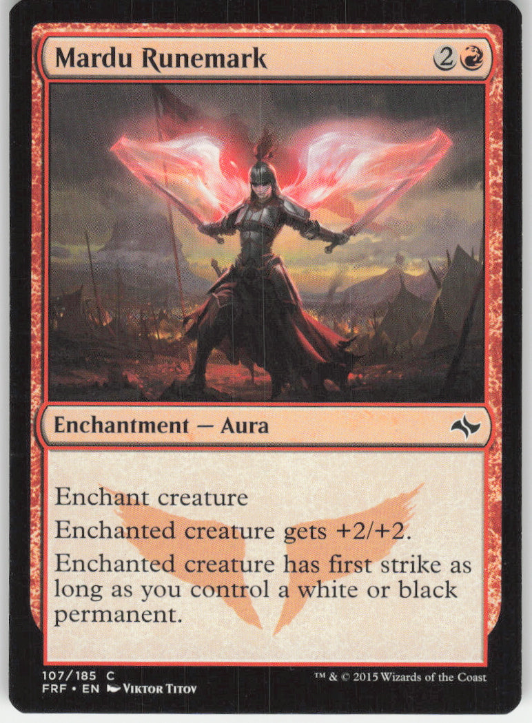 Mardu Runemark #107/185 Non-Foil