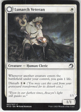 Lunarch Veteran // Luminous Phantom #27/277 Non-Foil