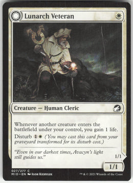 Lunarch Veteran // Luminous Phantom #27/277 Non-Foil