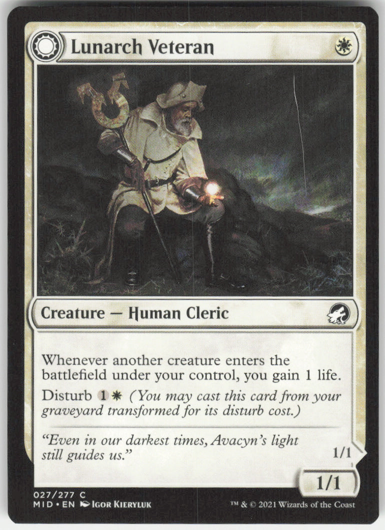 Lunarch Veteran // Luminous Phantom #27/277 Non-Foil