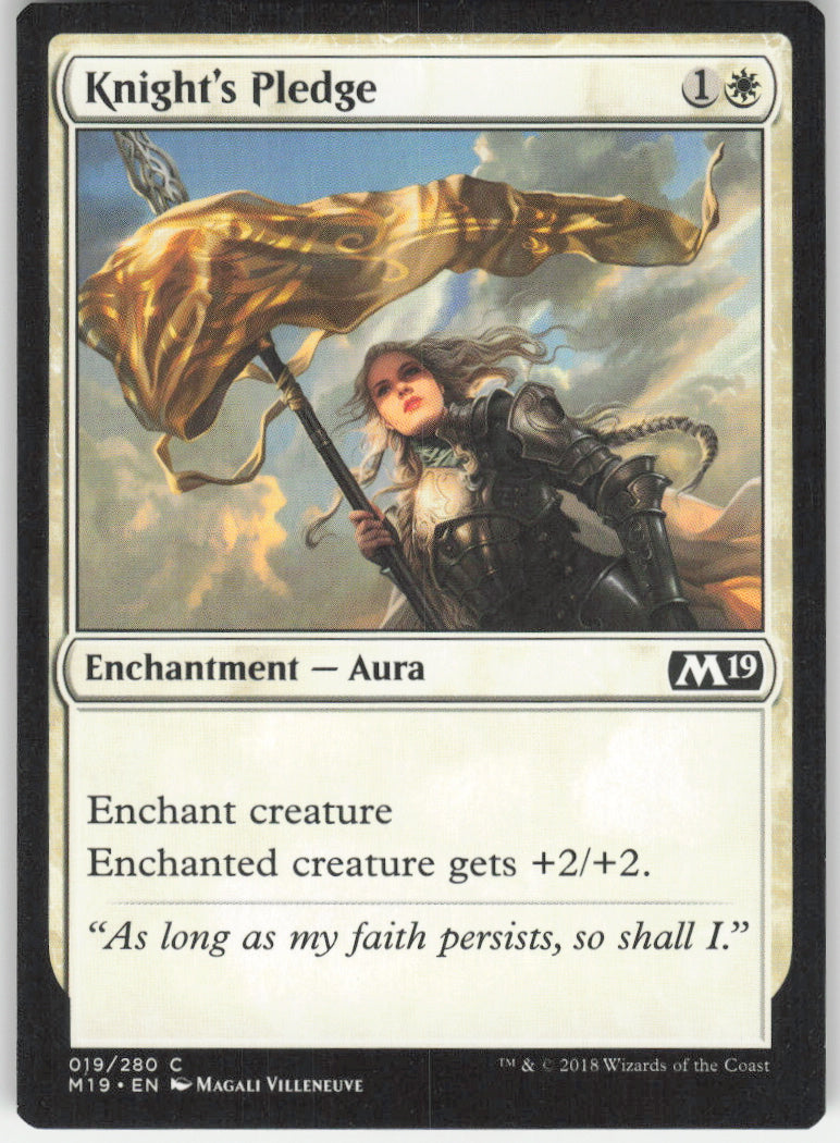 Knight's Pledge #19/280 Non-Foil