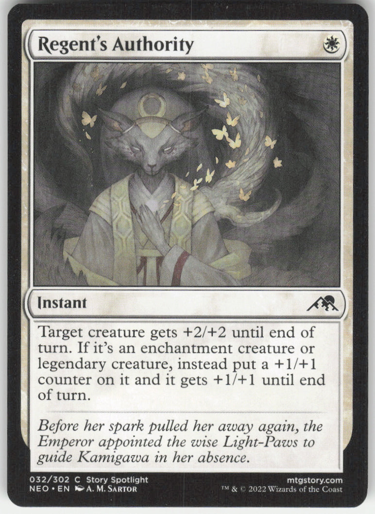 Regent's Authority #32/302 Non-Foil