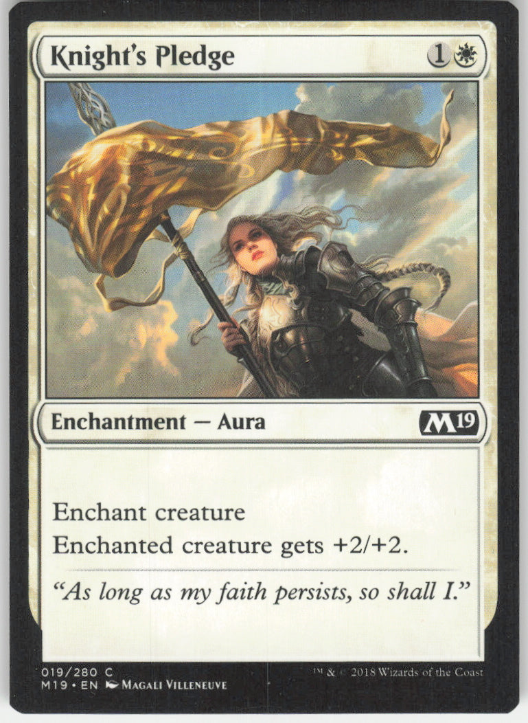 Knight's Pledge #19/280 Non-Foil