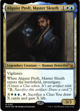 Alquist Proft, Master Sleuth #185 NM