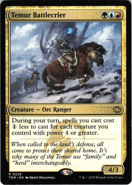 Temur Battlecrier #228 NM