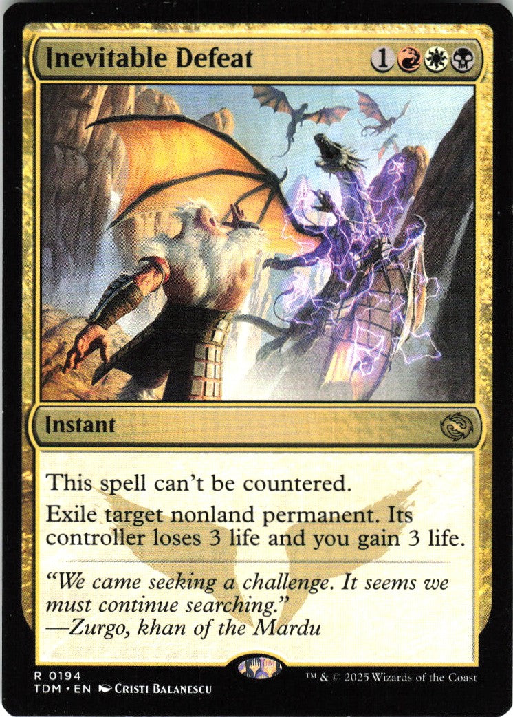 Inevitable Defeat #194 NM