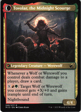 Tovolar, Dire Overlord // Tovolar, the Midnight Scourge #246 NM