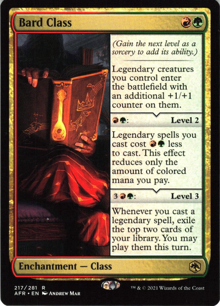 Bard Class #217 NM