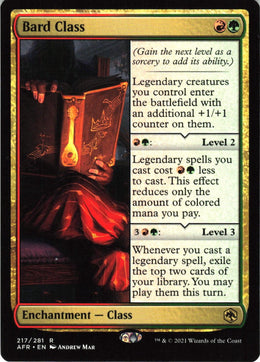 Bard Class #217 NM