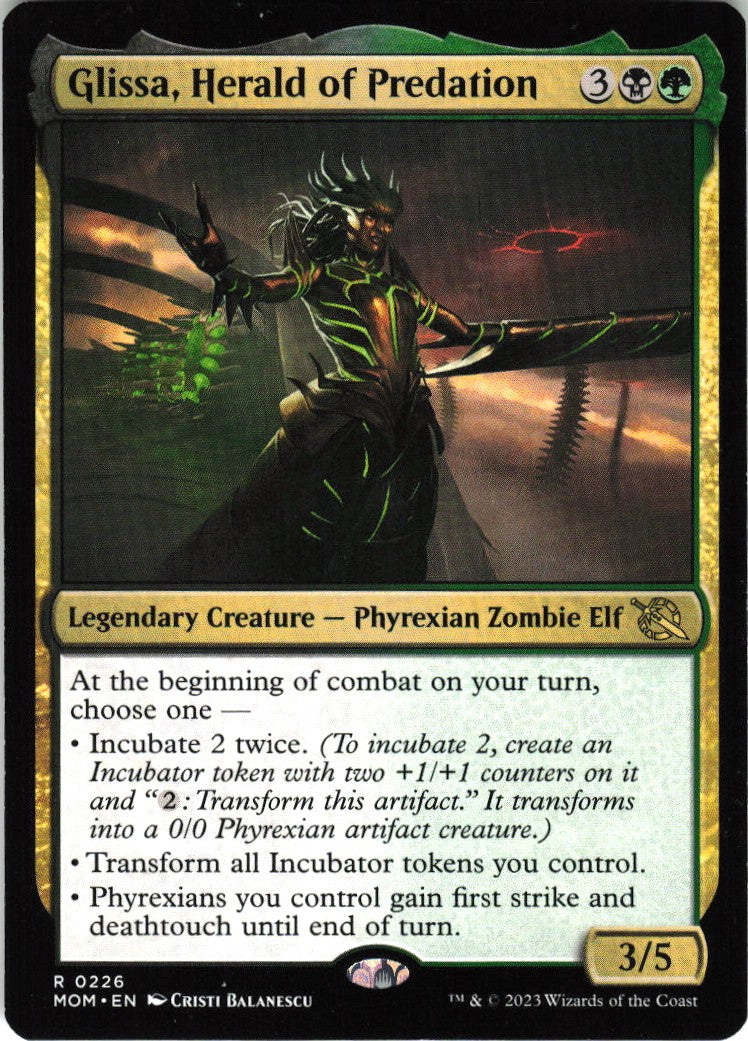 Glissa, Herald of Predation #226 NM