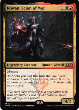 Rowan, Scion of War #211 NM