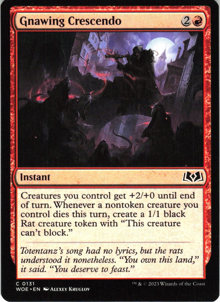 Gnawing Crescendo #131 NM