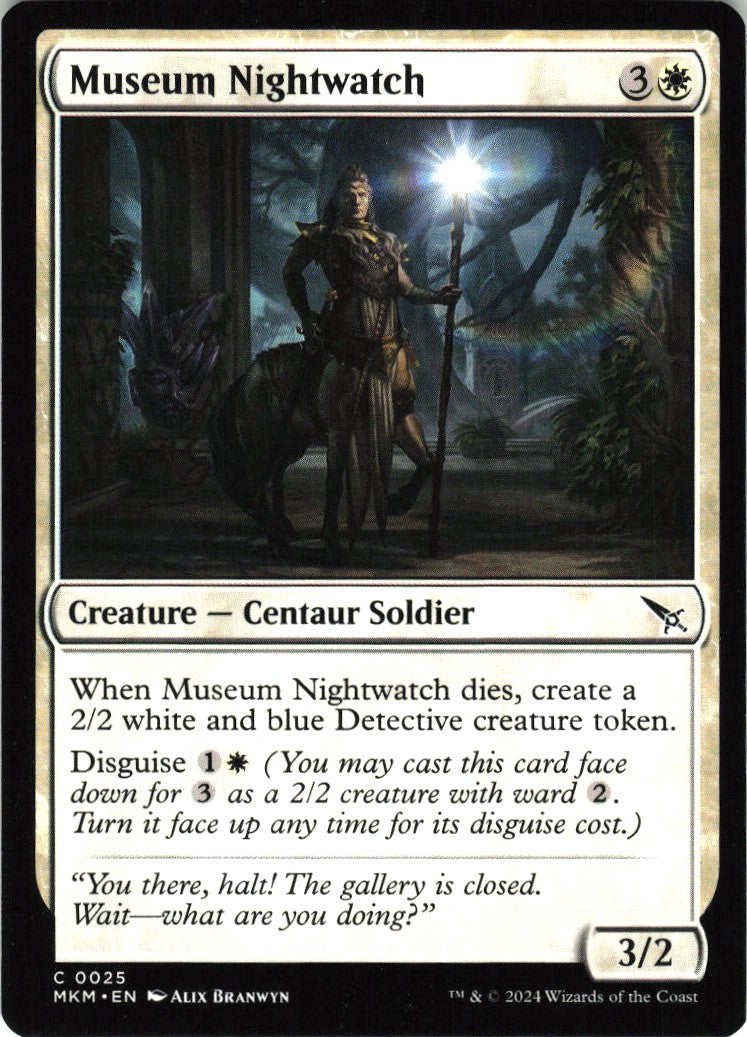 Museum Nightwatch #25 Holofoil