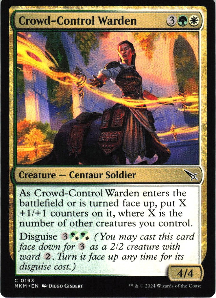 Crowd-Control Warden #193 NM