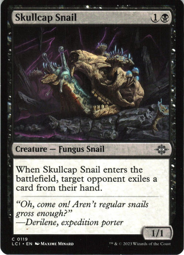 Skullcap Snail #119 Non-Foil