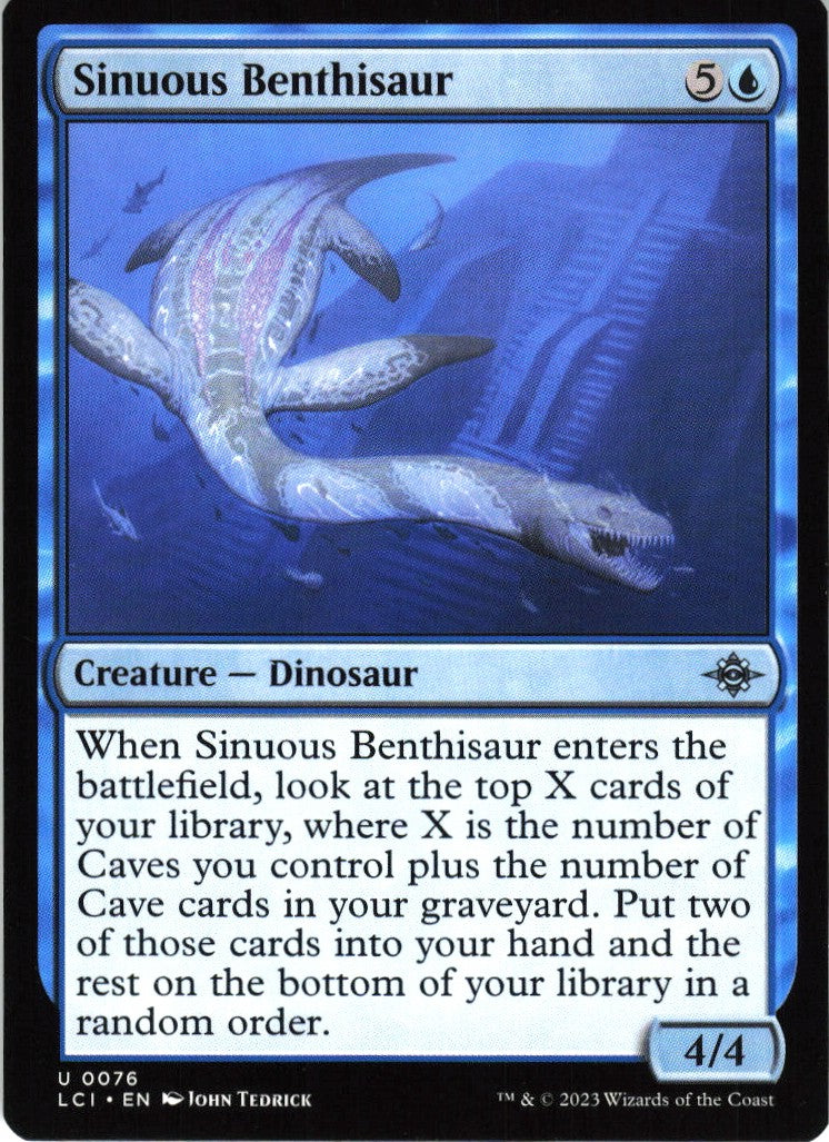 Sinuous Benthisaur #76 Non-Foil