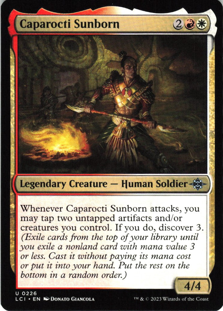 Caparocti Sunborn #226 Non-Foil