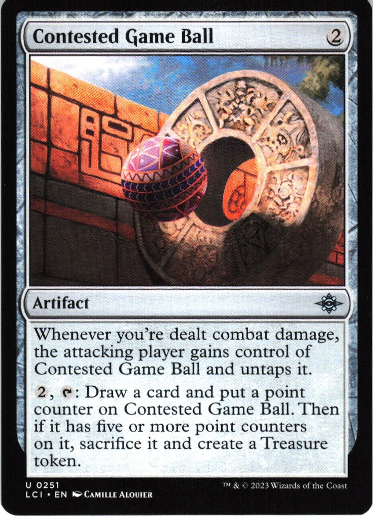 Contested Game Ball #251 NM