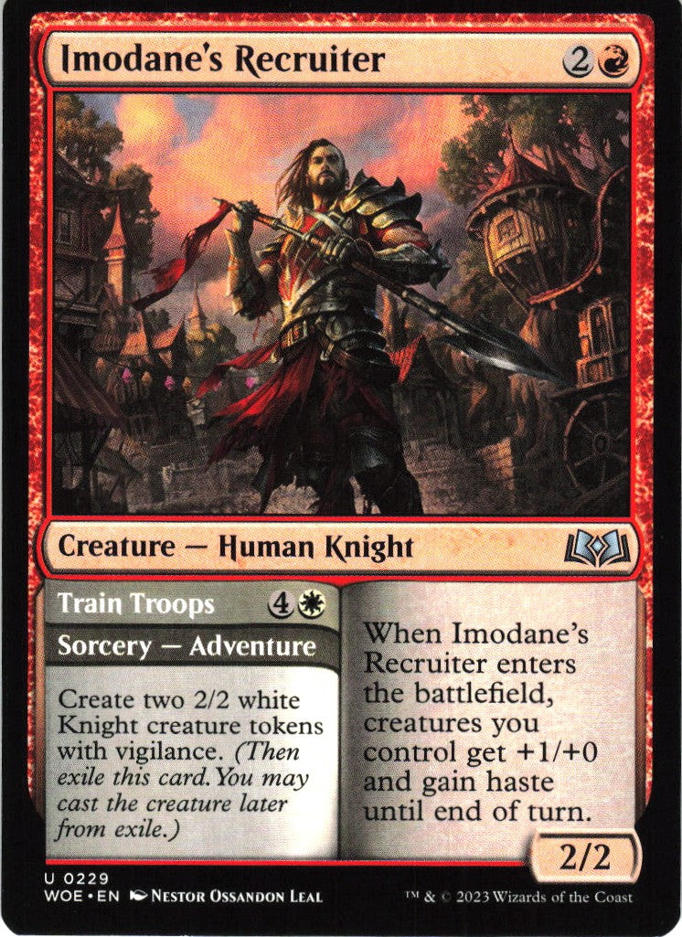 Imodane's Recruiter // Train Troops #229 NM