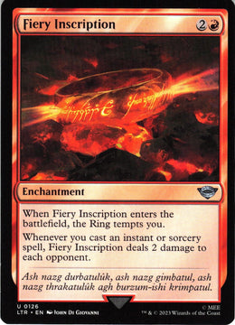 Fiery Inscription #126 NM