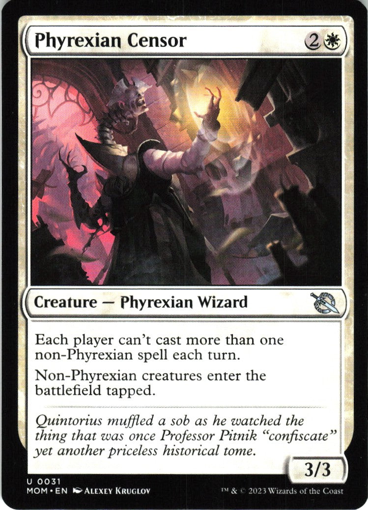 Phyrexian Censor #31 Non-Foil