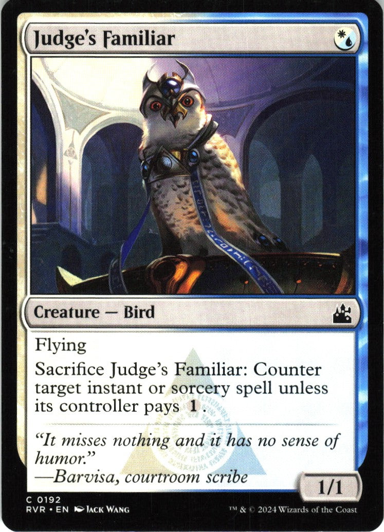 Judge's Familiar #192 NM