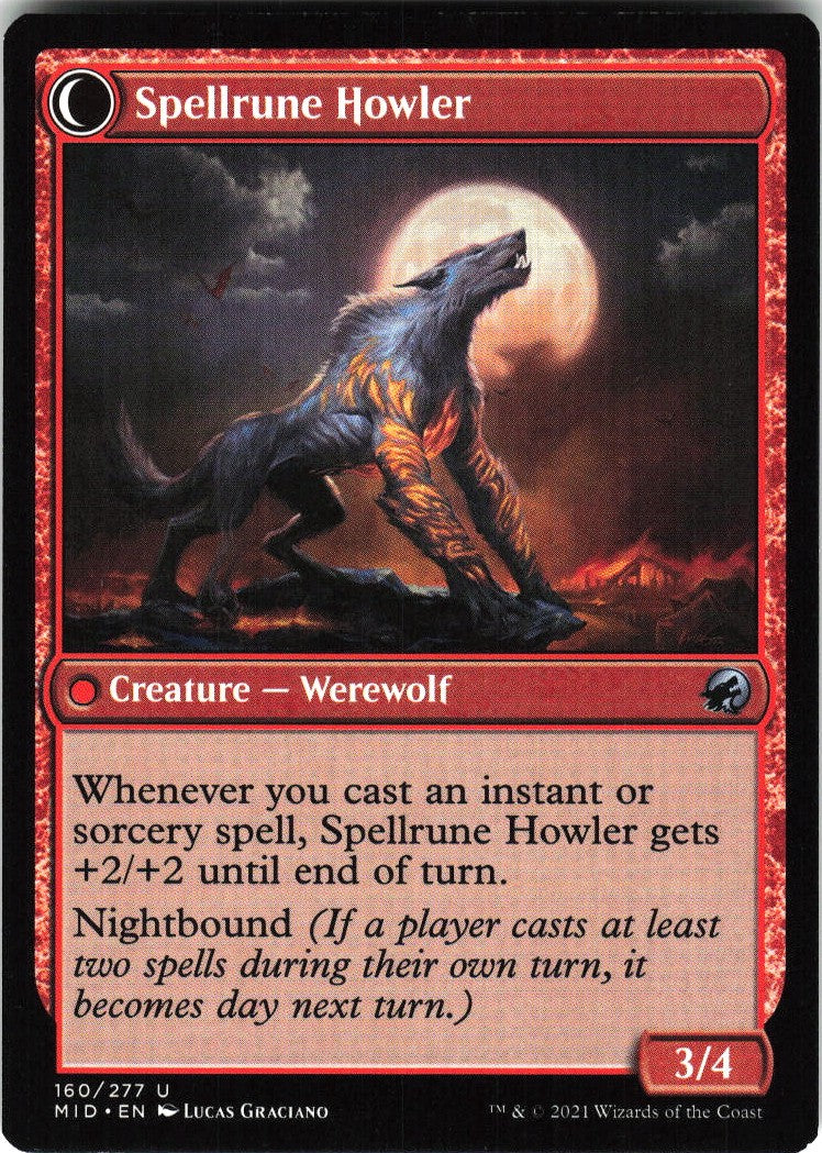 Spellrune Painter // Spellrune Howler #160 NM
