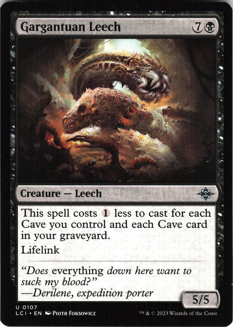 Gargantuan Leech #107 Non-Foil
