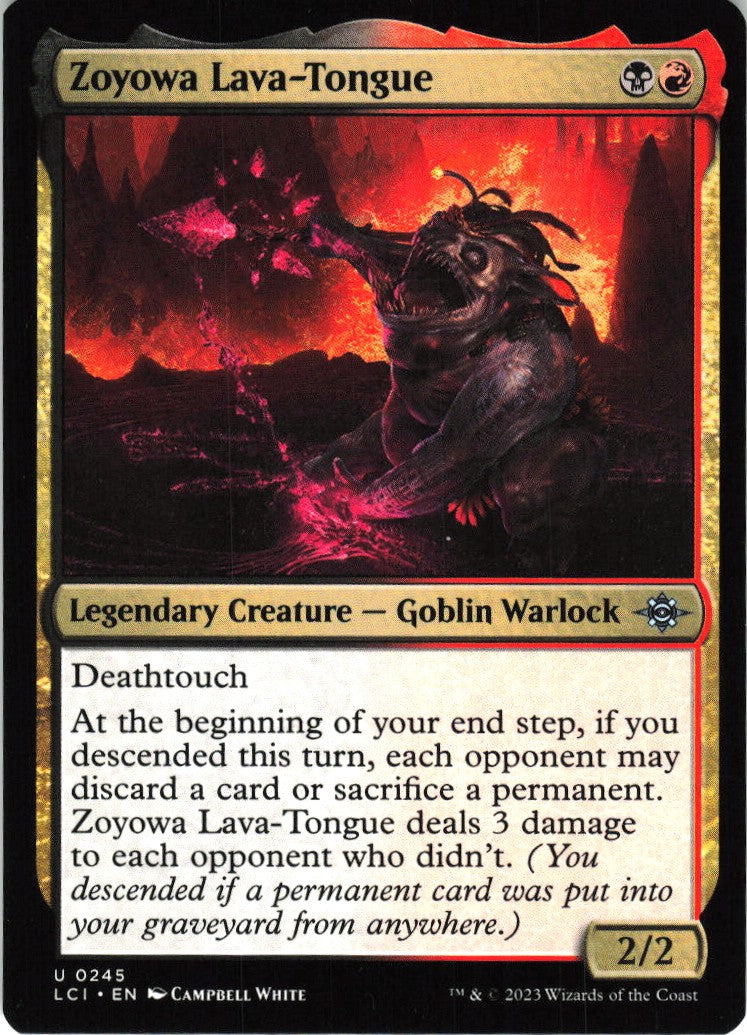 Zoyowa Lava-Tongue #245 NM