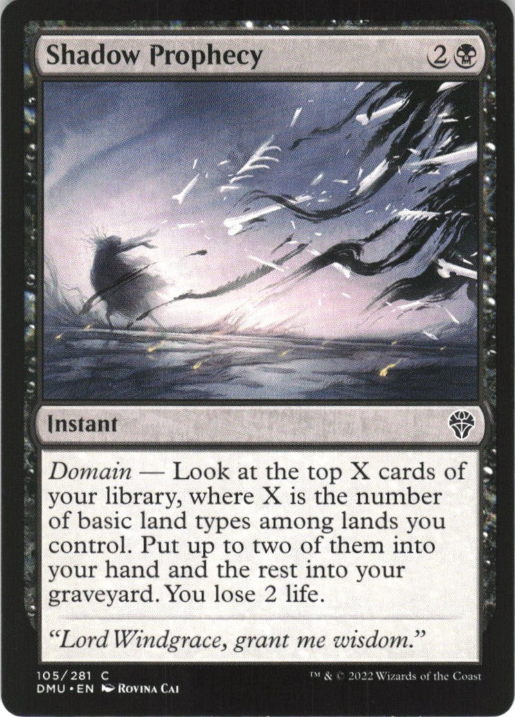 Shadow Prophecy #105 NM