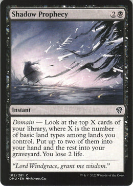Shadow Prophecy #105 NM