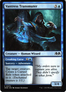 Vantress Transmuter // Croaking Curse #75 NM