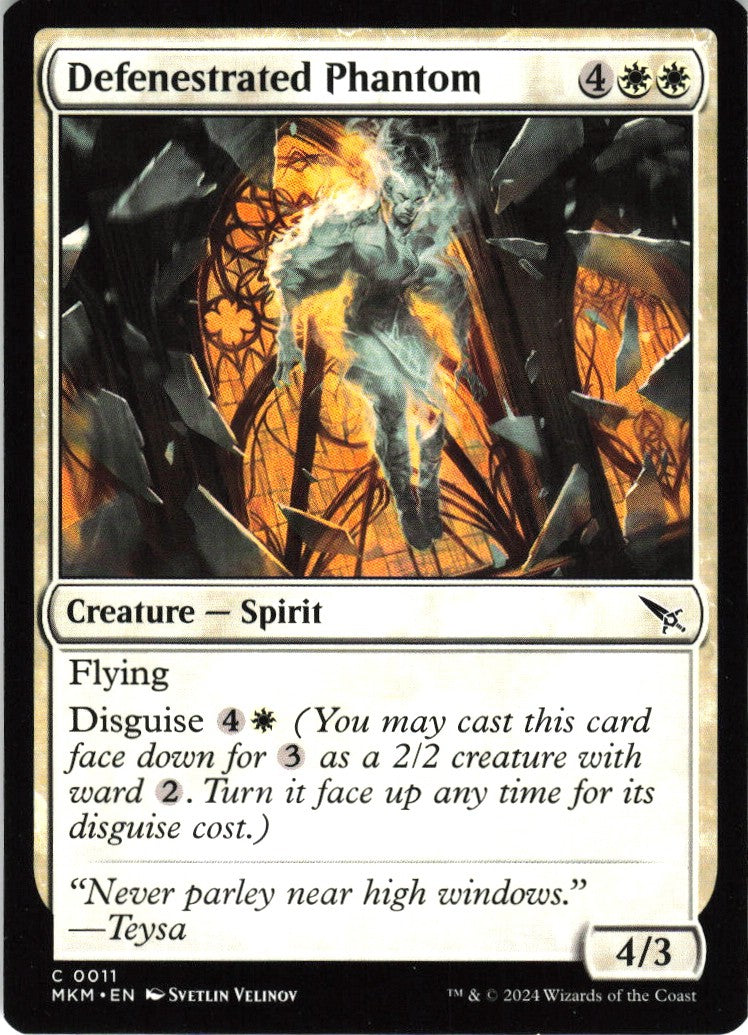Defenestrated Phantom #11 NM