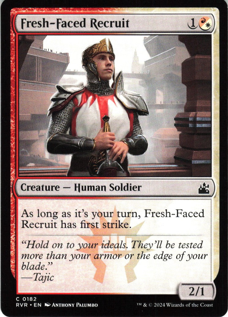 Fresh-Faced Recruit #182 NM