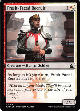 Fresh-Faced Recruit #182 NM
