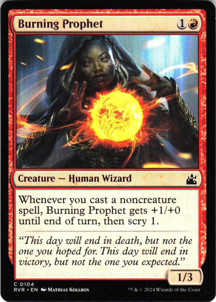Burning Prophet #104 NM