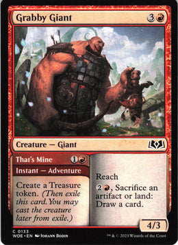 Grabby Giant // That's Mine #133 NM