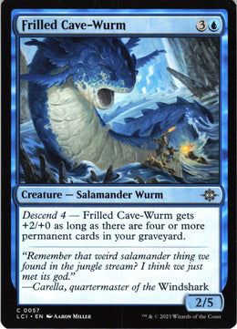 Frilled Cave-Wurm #57 NM