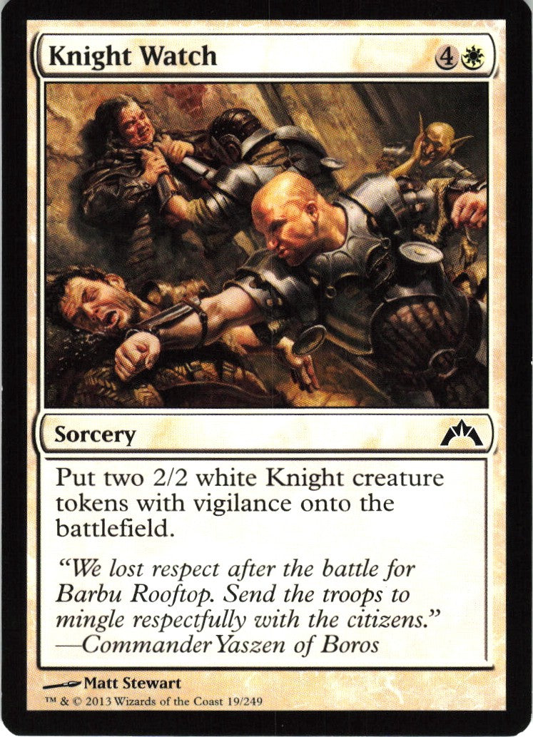 Knight Watch #19 NM