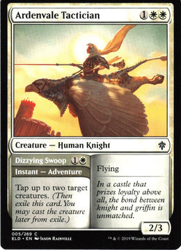 Ardenvale Tactician // Dizzying Swoop #5 NM