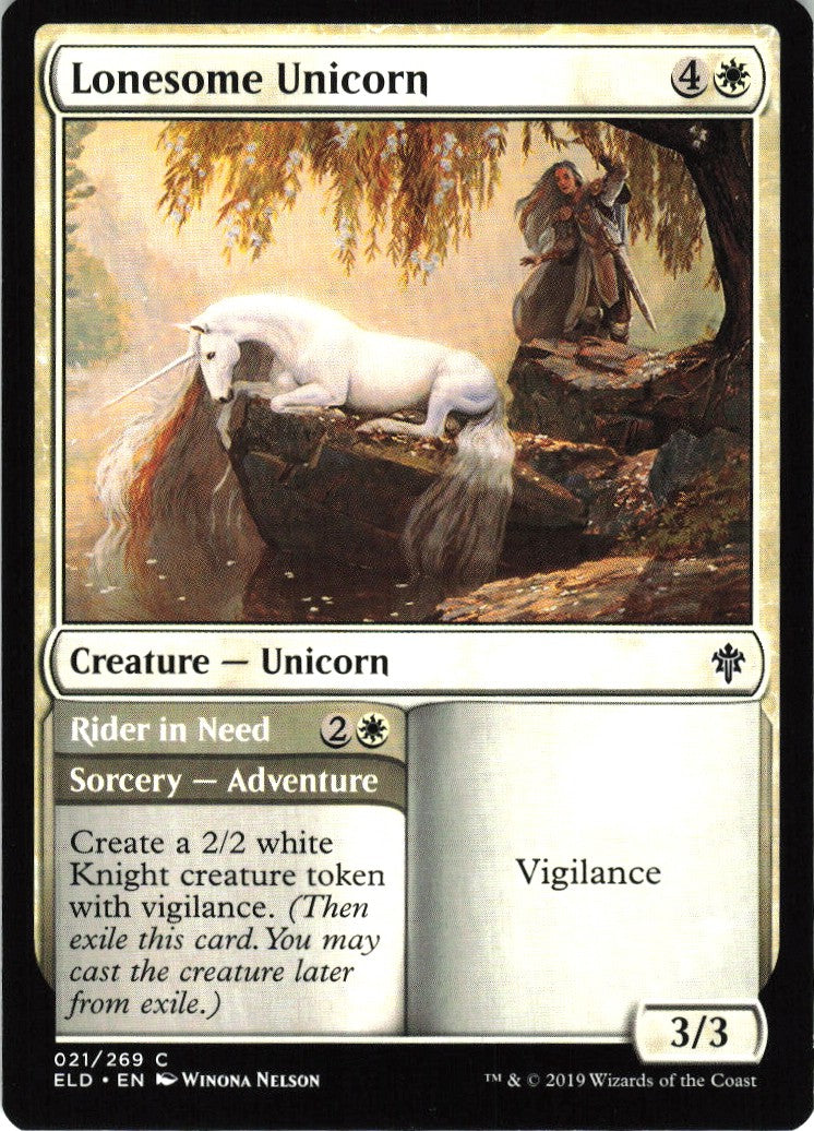 Lonesome Unicorn // Rider in Need #21 NM