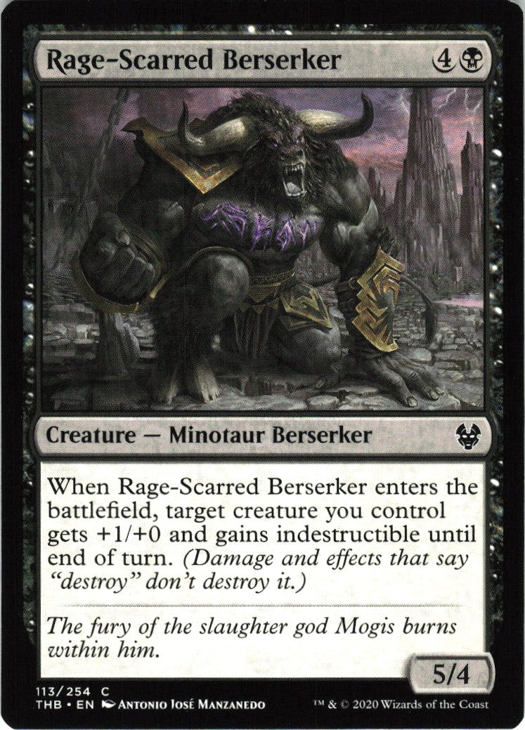 Rage-Scarred Berserker #113 NM