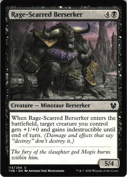Rage-Scarred Berserker #113 NM