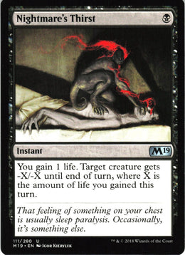 Nightmare's Thirst #111 NM