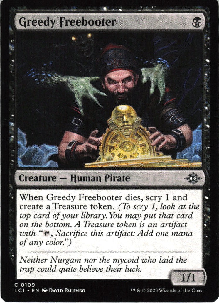 Greedy Freebooter #109 NM