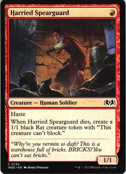 Harried Spearguard #135 NM