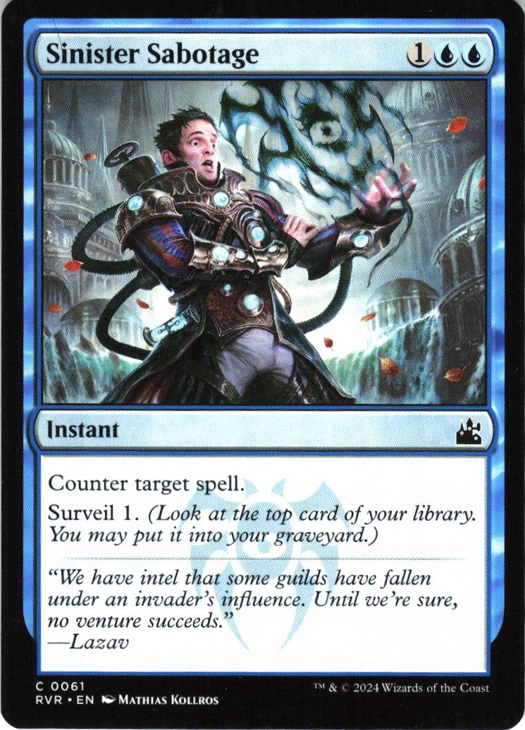 Sinister Sabotage #61 NM