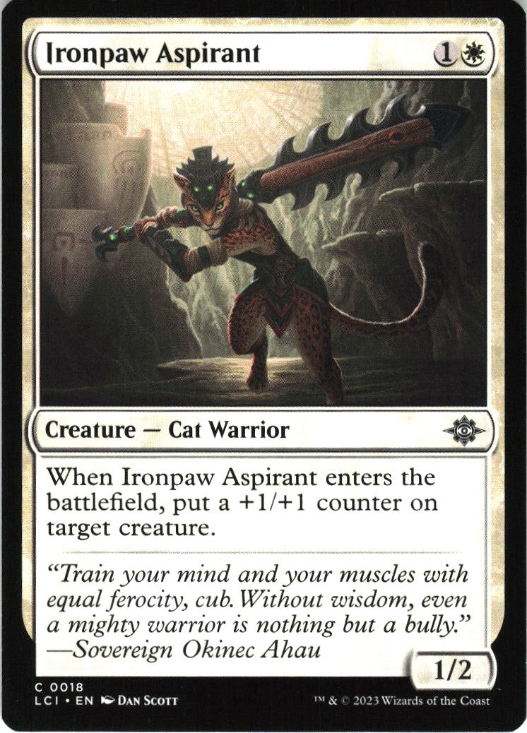 Ironpaw Aspirant #18 NM