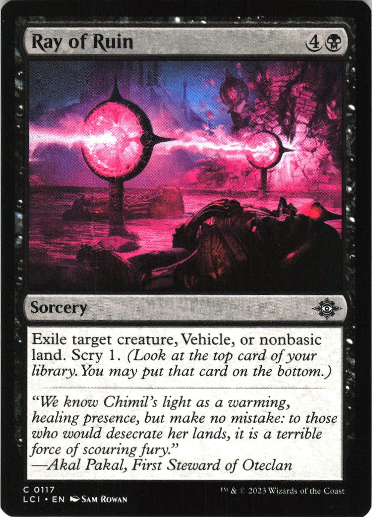 Ray of Ruin #117 NM