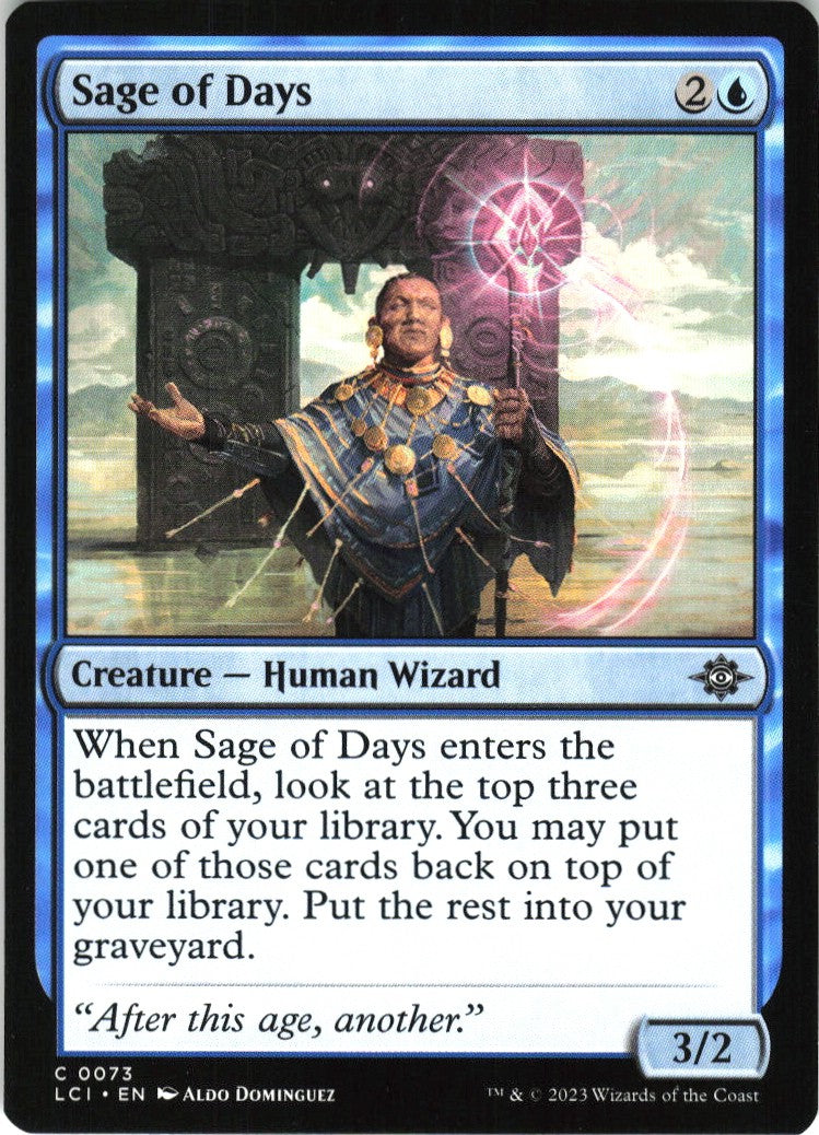 Sage of Days #73 NM